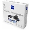 ZEISS Salviette per la pulizia degli occhiali 30 pezzi per una pulizia delicata