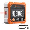 Neoteck Inclinometro Digitale Ricaricabile con Doppio Laser 4*90° Livella