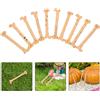 10 pezzi di ossa di scheletro di Halloween, mini ossa di teschio in plastica,