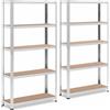MSW Motor Technics MSW MSW STSH 33 Scaffale per carichi pesanti 90 x 30 x 180 cm per 5 x 175 kg