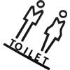 Placca Wc Targhette Toilette Segnaletica Per Porta Del Bagno