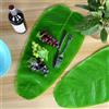 5 Pcs Tema Luau Decorazione Foglia Di Banano Foglie Artificiali Per La
