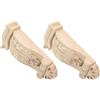 2 Pcs Decorazione Di Mobili Staffe Per Mensole Tradizionali Mensoloni in Legno