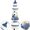 Faro di stile Art Art Craft Lighthouse Wooden Model Desktop