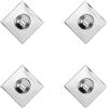 4 PCS Base Fissa Con Blocco Computer Ancoraggio Antifurto Per Cavo