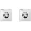 2 PCS Base Fissa Con Blocco Computer Piastra Di Ancoraggio Bloccacavo Adesiva