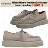 MIHARAYASUHIRO Maison Mihara Yasuhiro Davidsuede Inter Lace Grey S16FW713