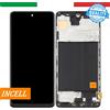 LCD SCHERMO DISPLAY FRAME VETRO TOUCH SCREEN PER SAMSUNG GALAXY A51 A515 A515F
