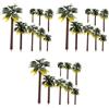 Set of 3 Mini Alberi Per Lavoretti Palma Finta Albero Finto Artificiali