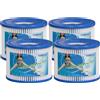 Toread Filtri per spa, TOREAD, 4 pezzi, compatibili con Type VI, filtri gonfiabili, ...
