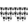 2 PCS Kit Di Riparazione Del Chiavistello Copertura Vasca Idromassaggio