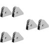 3 Pack Accessori Per Pennoni Di Grandi Dimensioni Puleggia in Acciaio