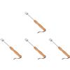 Set of 4 Bastoncini Di Marshmallow Per Braciere Hot Dog Forniture Da Campeggio