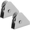 2 Pieces Accessori Per Pennoni Di Grandi Dimensioni Puleggia in Acciaio