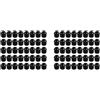 Set of 2 Coprigambe Per Sedie Tappi Tubi in Plastica Protezioni Le Del Tavolo