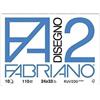 Fabriano F2 Album Ruvido 24x33, 10 Fogli 110g, Riquadrato, 4 Angoli