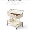 Tavolino Laterale Da Divano A 2 Livelli Creamdesign, Carrello Portavivande