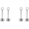 2 Pieces Supporto Per Tubi Staffe Di Ancoraggio Dell'armadio Aste