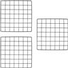 Set of 3 Pannello Murale Griglia Foto Da Parete Espositore Per Accessori Pareti