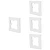 4 Pieces Placca Copriforo Muro Copripresa Elettrica Da Copertura Della Piastra