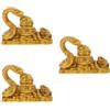 3 pz Serpente Cornucopia Figurine Resina Serpente Cornucopia Festival di