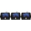 Set of 3 Piccola Scatola Di Latta Cofanetto Porta Gioielli Contenitori Per