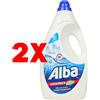 ALBA 2 X ALBA Detersivo Liquido per Lavatrice 3000 Millilitri - 60 Lavaggi
