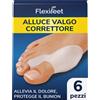 Tutore Alluce Valgo Correttore 6 Pezzi Divaricatore Separatore Dita Piede
