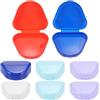 8 Pcs Custodia Per Il Bagno Della Dentiera Contenitore Protesi Dentarie