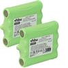 vhbw 2x Batteria per Cobra MicroTalk PR500 300 80 85 200 115 110 100 600mAh 4,8V