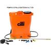 Cilli POMPA IRRORATRICE A BATTERIA 12V CILLI 16LT A SPALLA ZAINO AUTONOMIA 5H DISERBO