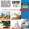 VAPOR 9 IN 1 vaporella professionale igienizza pulisce vetri muri pavimenti vapo