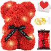 Does not apply Orso Di Rose, Orsacchiotto Composto Da Rosa Artificiali Con Luce Led, Creativo F