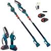 Kit Potatura Motosega 6"+ Forbice + 2 Batteria 48V Asta Telescopica