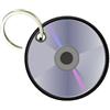 Portachiavi Rotondo Stampato Doppia Faccia CD DVD Disco