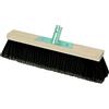 PIPPO - Scopa Industriale in Legno Senza Manico per Ambienti Industriali, 60cm, Setole PVC Rigide Resistenti Durevoli - Assicella in Legno, Boccola in Ferro, Compatibile con Manico Punta Conica ES470