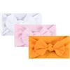 Aolso Fascia Capelli Neonata, 3 Pezzi Fiocchi Fasce Capelli, Nylon Fascia Elasti
