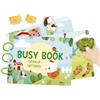 Janod - Libro Interattivo Fattoria Spagnolo/Italiano - 18 Pagine di attività Educative per Bambini - Tavola Interattiva per Imparare Numeri, Alfabeto, Animali e Suoni - dai 3 Anni