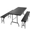 Casaria Set Mobili da Birreria 180 cm Pieghevole 2x Panca da Sagra 1x tavolo XL Set