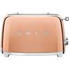 Smeg Tostapane 2 Fette Oro Rosa TSF01RGJP Elettrodomestici da Cucina Stile Mo...