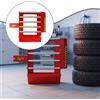Base per smontagomme professionale, cambio gomme e pala, piastra mobile