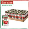 LA ROSINA La Torrente Pomodori Pelati con Succo di Polpa in Lattina Cartone da 24x400g