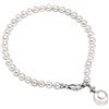 Comete Gioielli Bracciale Perle Coltivate Donna Oro Bianco 18 Kt Diamanti Comete BRQ 118