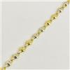 Bracciale Uomo Oro Giallo e Bianco 18 kt Catena _BR058