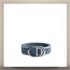 Dior CD Icon Belt Myosotis Blue & White Nylon 35mm 158482001 [U]