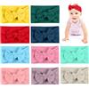Aolso Fascia Capelli Neonata, 10 Pezzi Fiocchi Fasce Capelli Neonata, Nylon Fasc