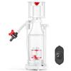 VEVOR Schiumatoio per Acquari Marini 200-400 Litri Rimozione del Proteine, Schiumatoio di Proteine per Acqua Salata con Pompa, Controllo Regolabile, Potenza Pompa ad Aghi da 7 W, Barriera Corallina