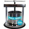 SOLEILUX Torchietto Premitutto Manuale 5 Litri in Acciaio Inox con Manico in Alluminio