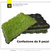 4f group Prato sintetico manto erboso finta erba giardino tappeto 30mm TOP QUALITY matton