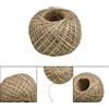 100m DIY Rotolo Lino Naturale Iuta Filo CANAPA Cordino Corda Tela Di Decor per